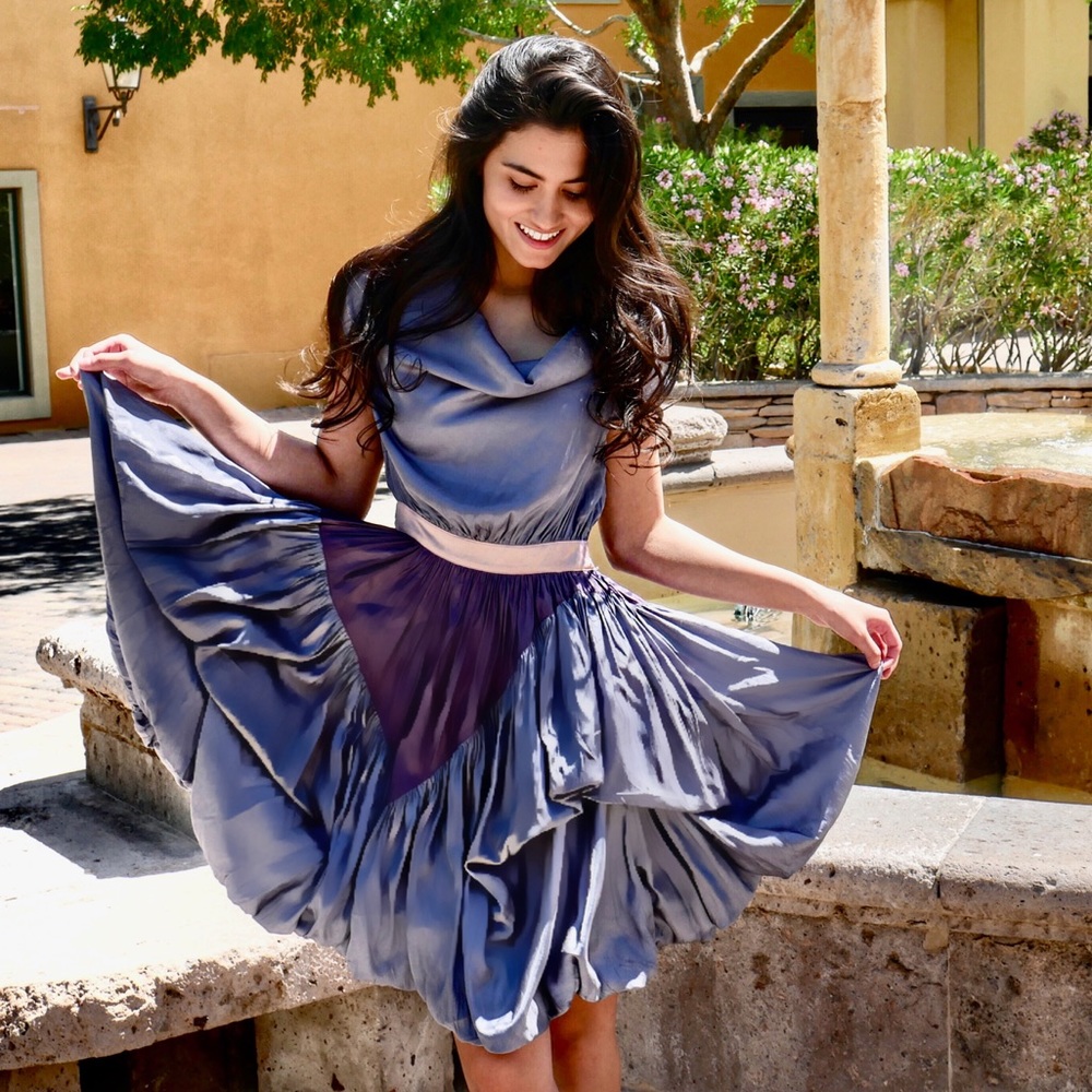 Vintage Ruffle Dress by Mischa Barton